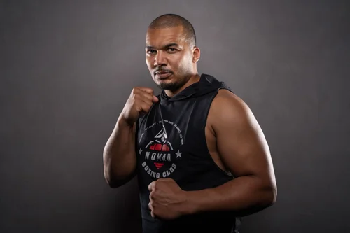Coach Manny Dunham at Nomad Boxing Club