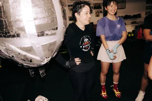 Billie from the Nomad women's sparring program